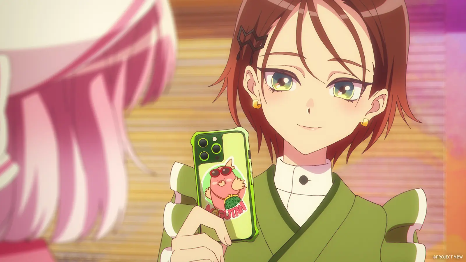 やる気がないチョコ（CV：三波春香）の様子に気がかりなキョウカ（CV