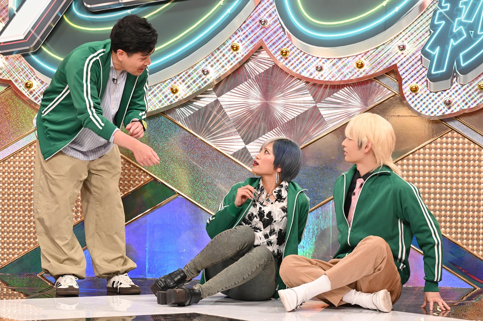 マユリカ・阪本とぱーてぃーちゃん・信子とKEY TO LITの猪狩蒼弥の写真