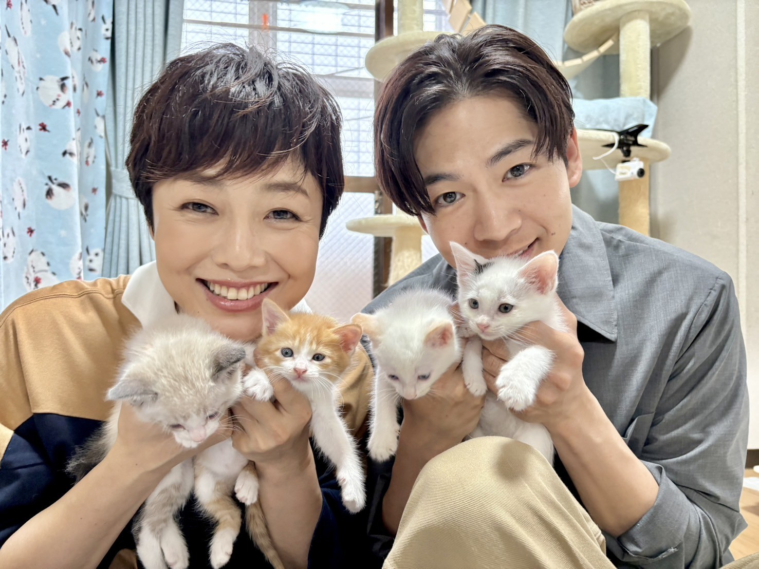 松下洸平と有働由美子写真