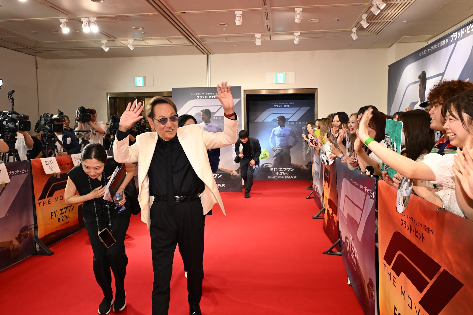 映画『F1®/エフワン』のジャパンプレミアに出演した堀内賢雄