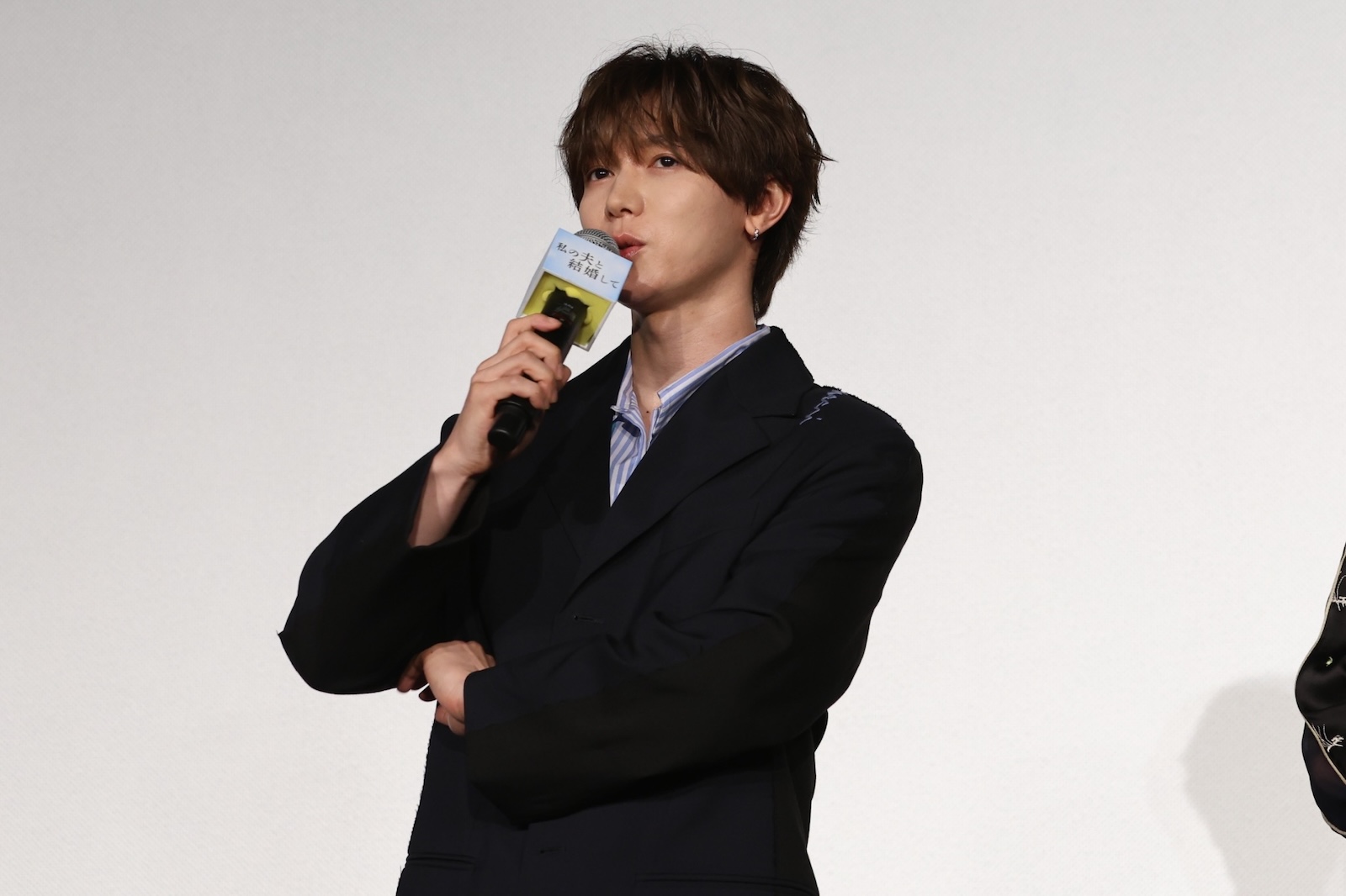 Amazon Original ドラマ『私の夫と結婚して』の配信直前⽇韓コラボイベントに登壇した七五三掛⿓也(Travis Japan)