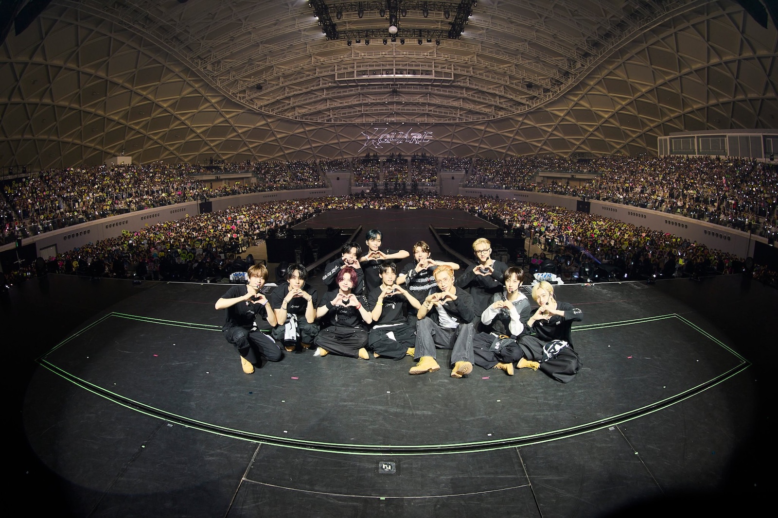 アリーナツアー『2025 INI 3RD ARENA LIVE TOUR[XQUARE]』の最終公演を行なったINI