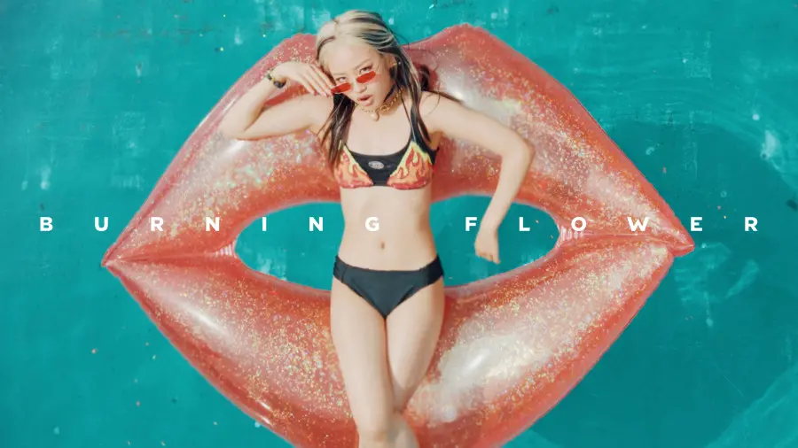HANA新曲『Burning Flower』が本日配信リリース！火柱に囲まれながら