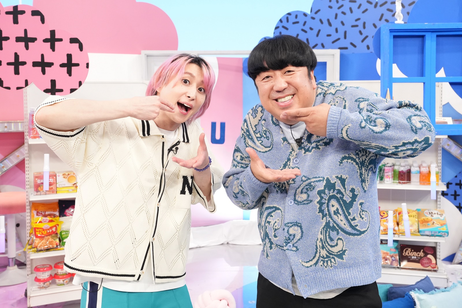 Snow Man・佐久間大介、バナナマン・日村勇紀の写真