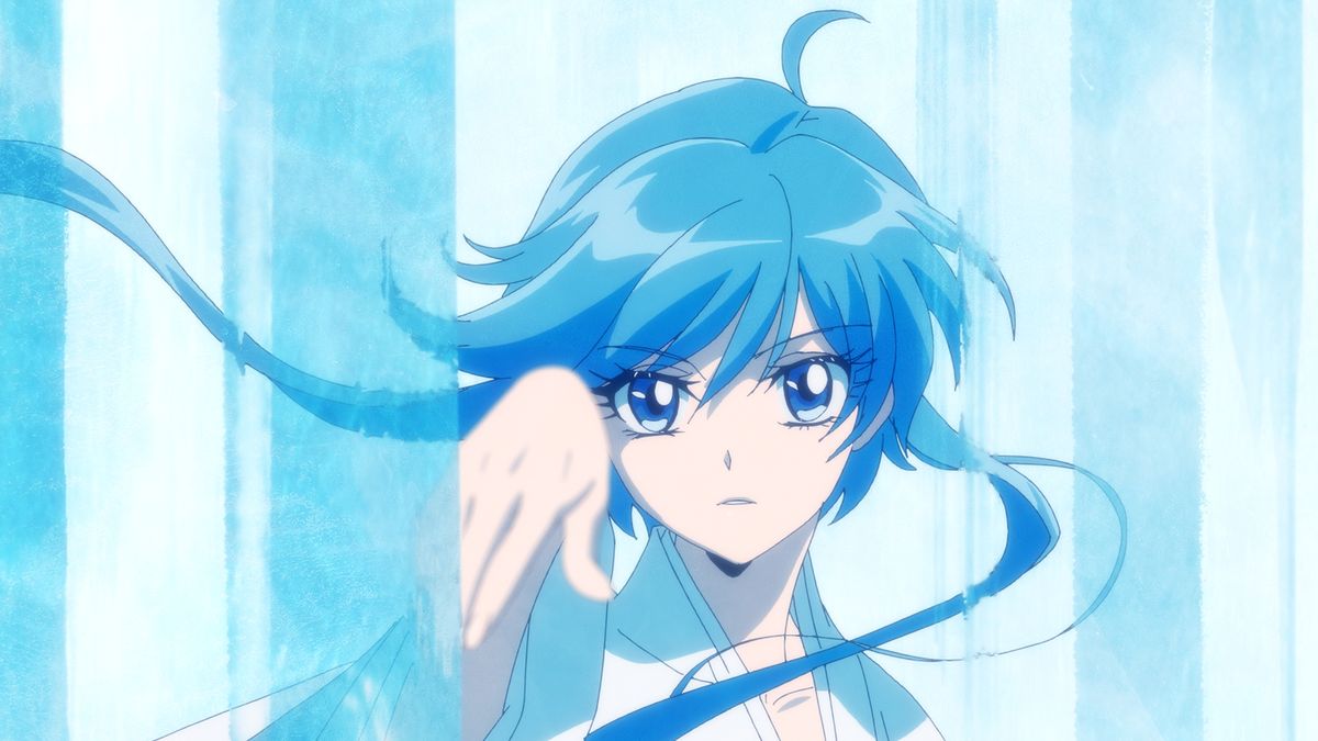 アニメ『地獄先生ぬ〜べ〜』ノンクレジットOPの一コマ。登場人物の一人・ゆきめ
