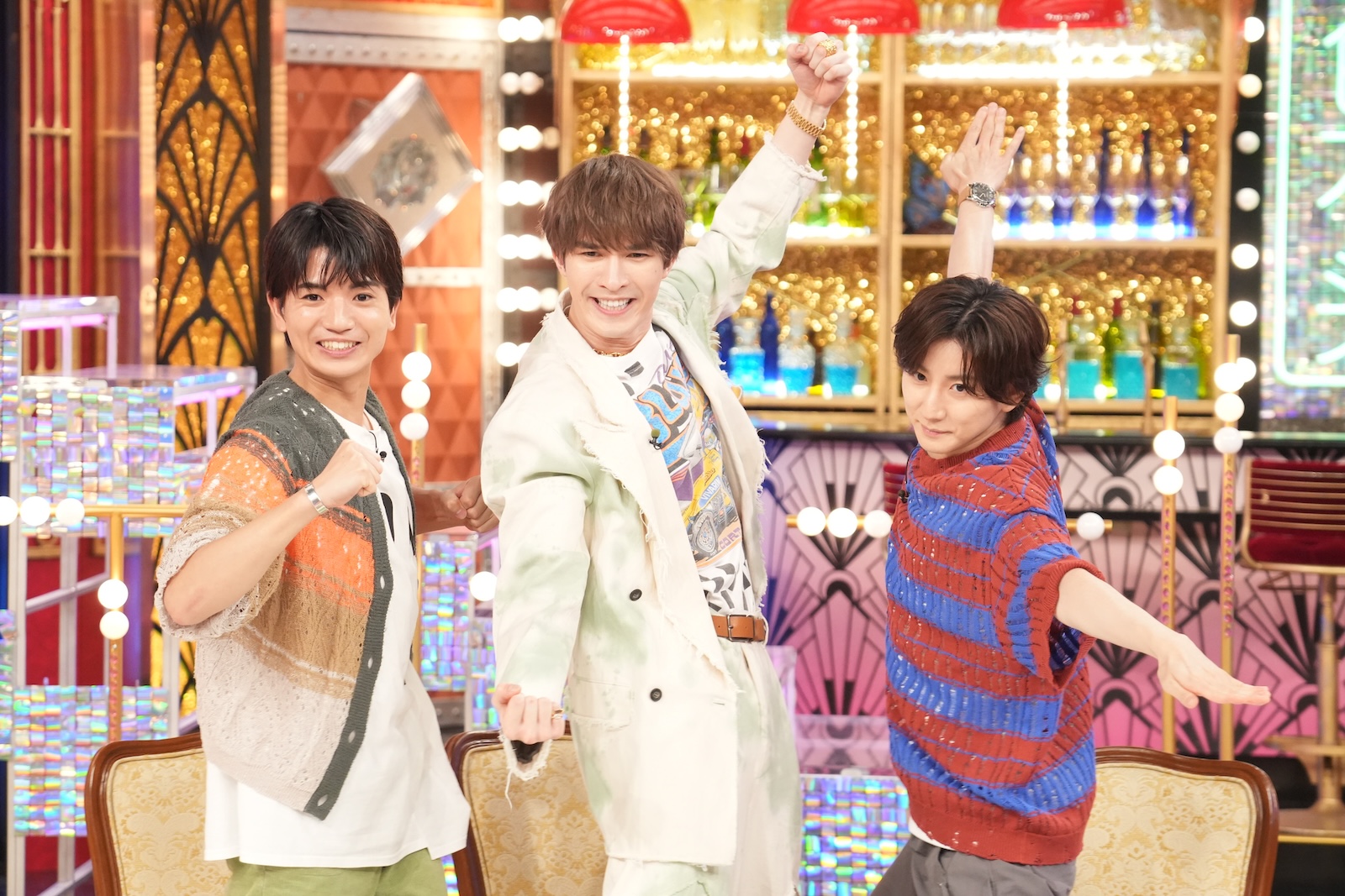 『Golden SixTONES』に出演するSixTONES・髙地優吾、ジェシー、京本大我