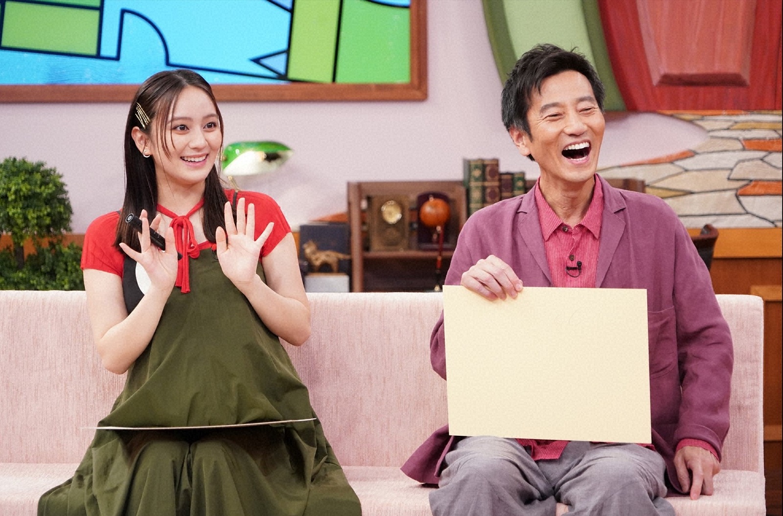 岡田結実と津田寛治の写真