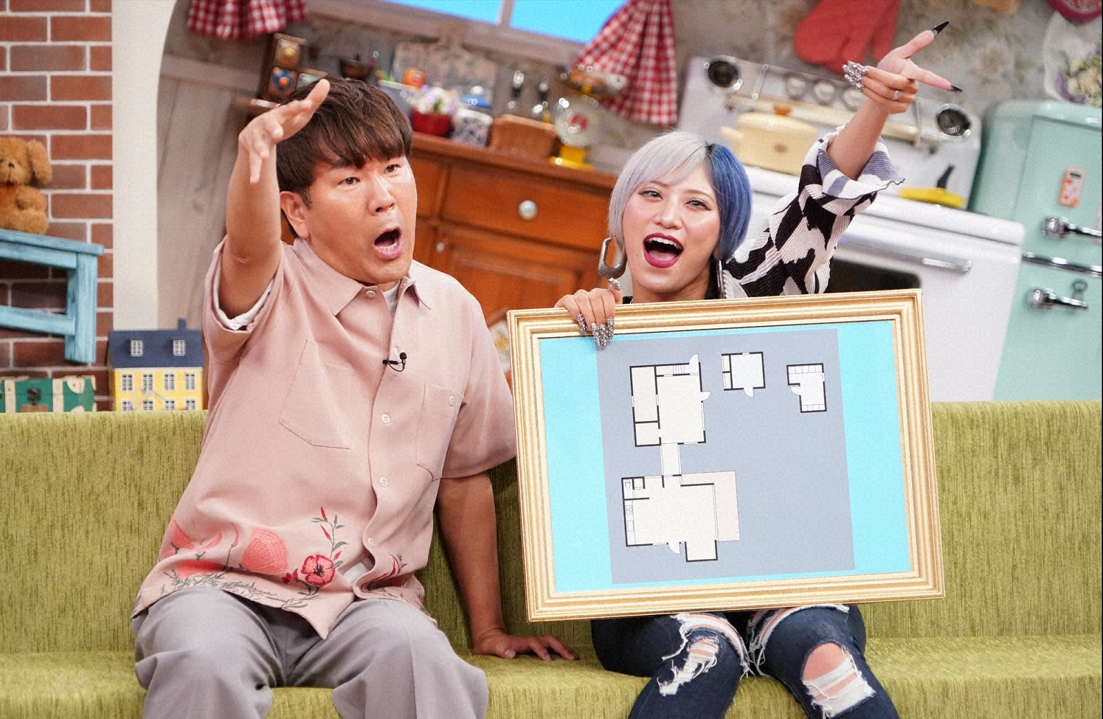 FUJIWARA・藤本敏史とぱーてぃーちゃん・信子の写真
