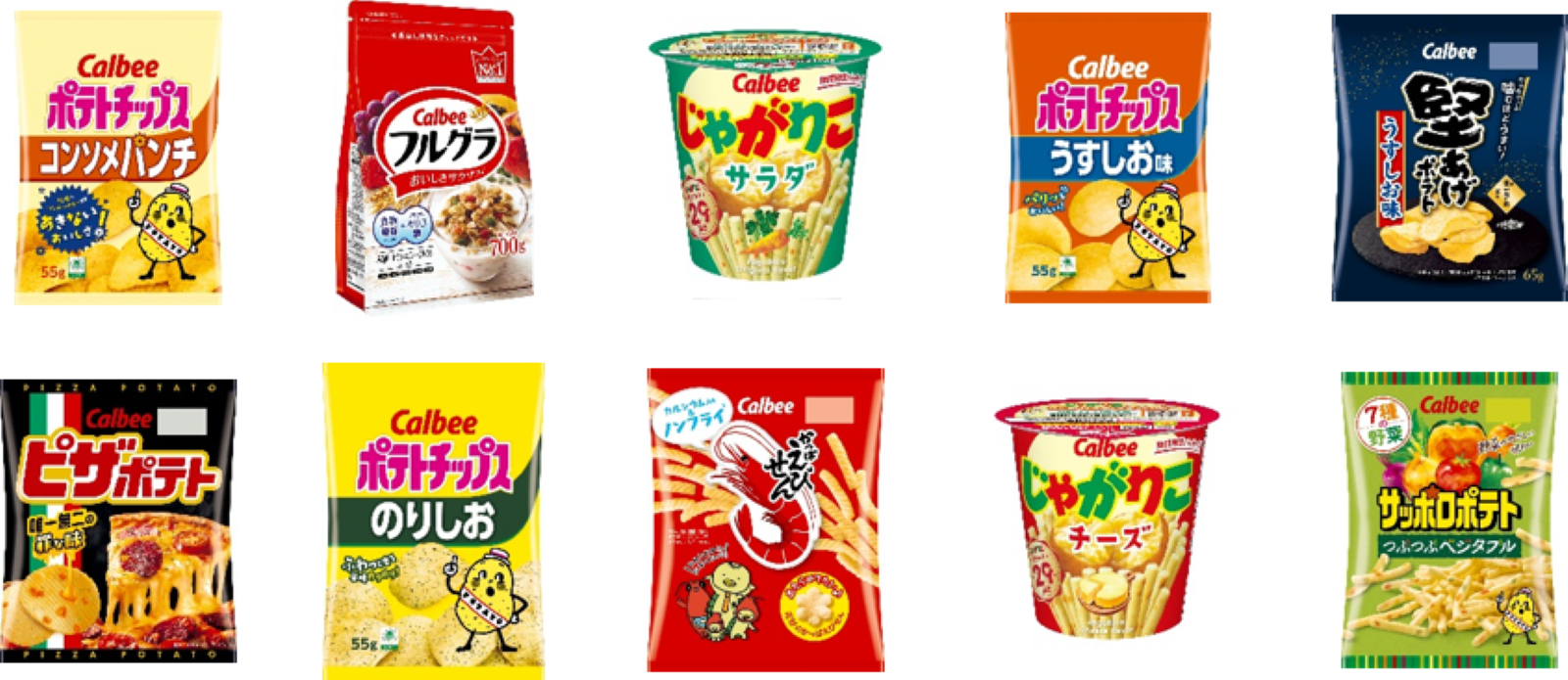 カルビー人気商品トップ10