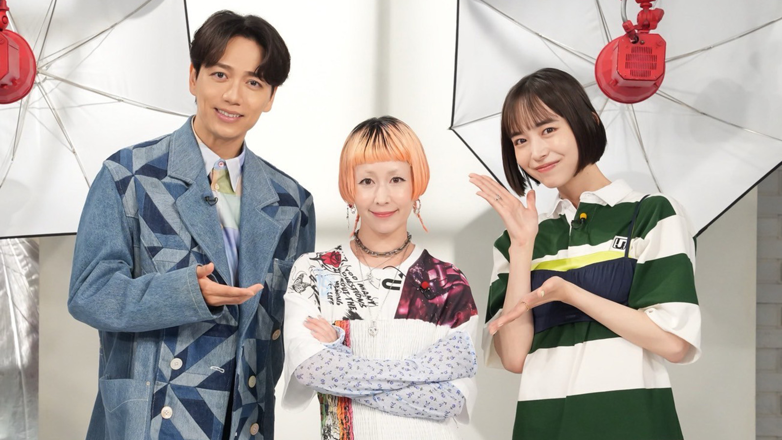 山崎育三郎、木村カエラ、井桁弘恵の写真