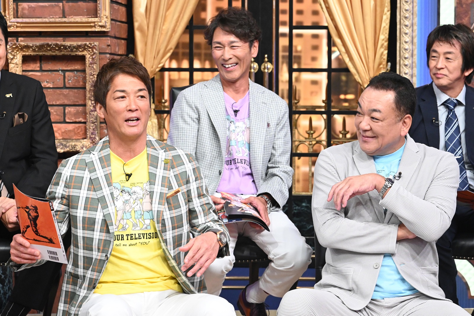 長嶋一茂と槙原寛己と元木大介の写真