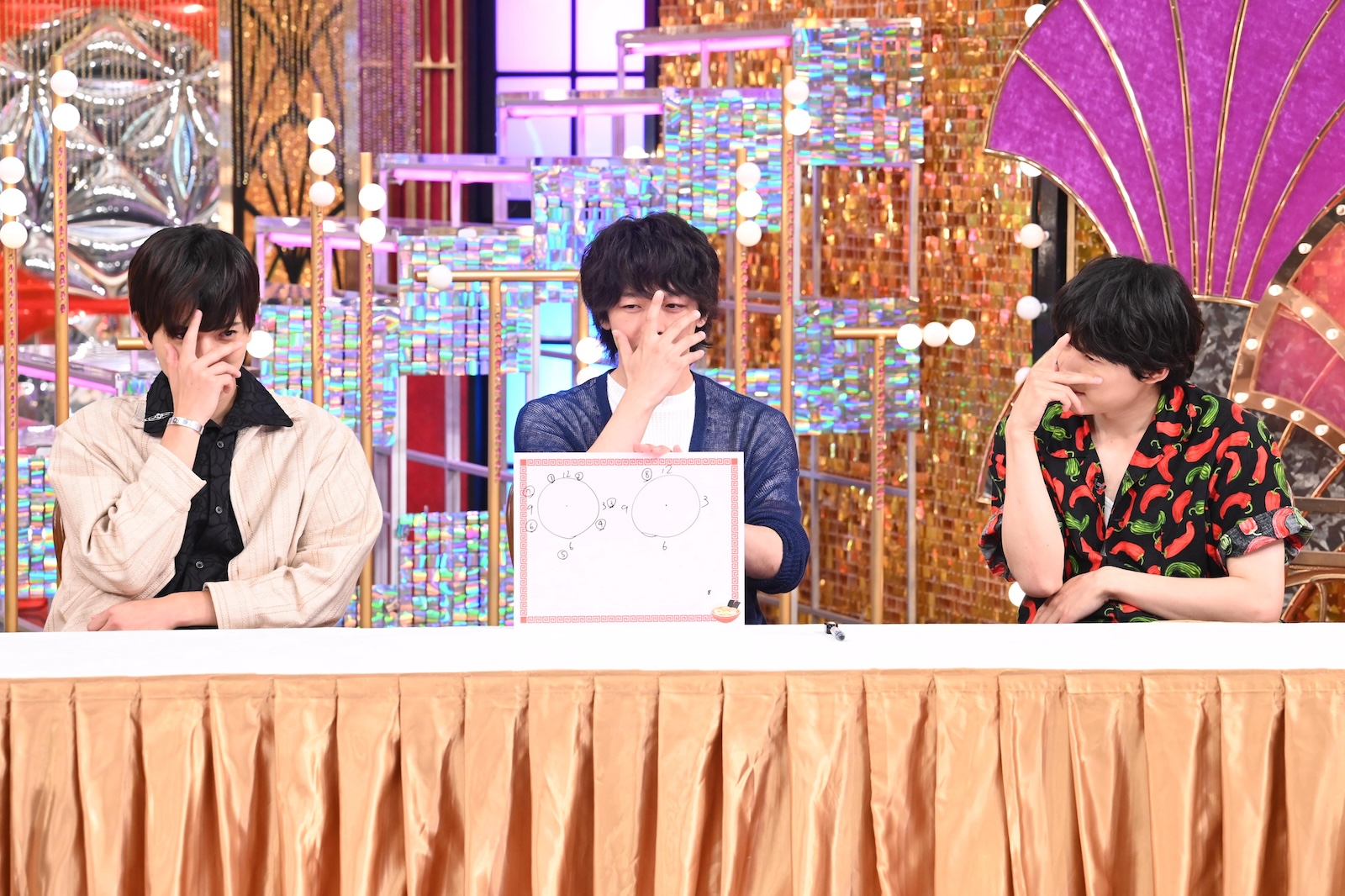 『Golden SixTONES』に出演する髙地優吾、中村倫也、松村北斗