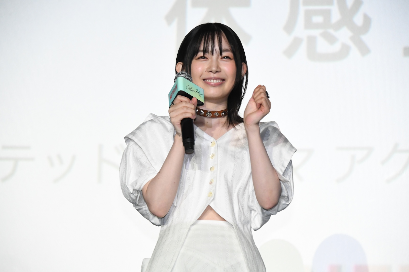 Netflixシリーズ『グラスハート』体感上映イベントに登壇した宮﨑優