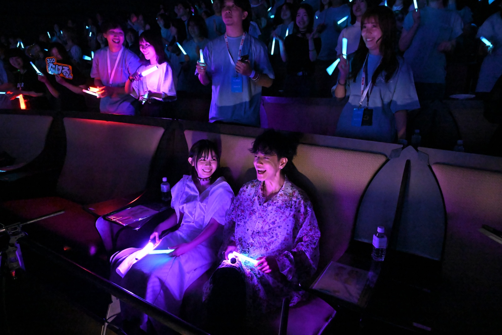 Netflixシリーズ『グラスハート』体感上映イベントに登壇した佐藤健、宮﨑優