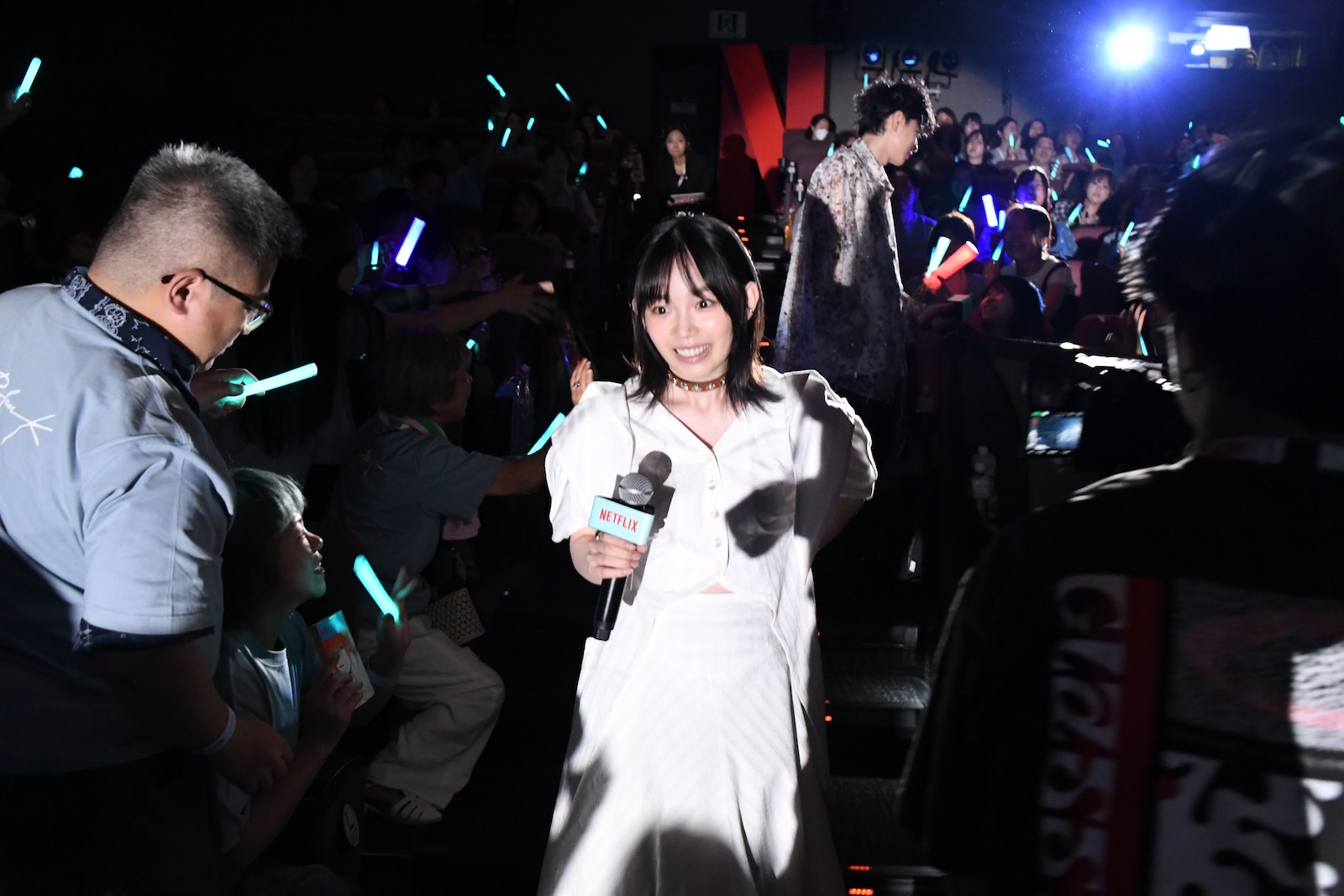 Netflixシリーズ『グラスハート』体感上映イベントに登壇した佐藤健、宮﨑優
