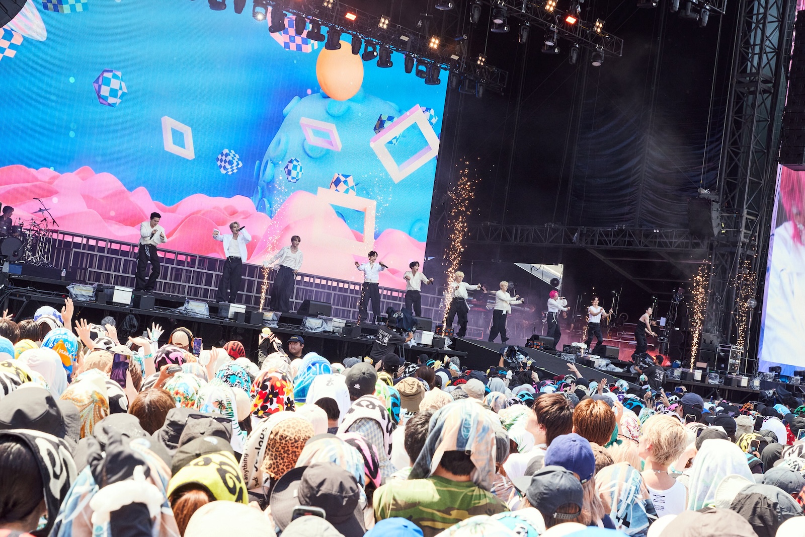『SUMMER SONIC 2025』に出演したJO1