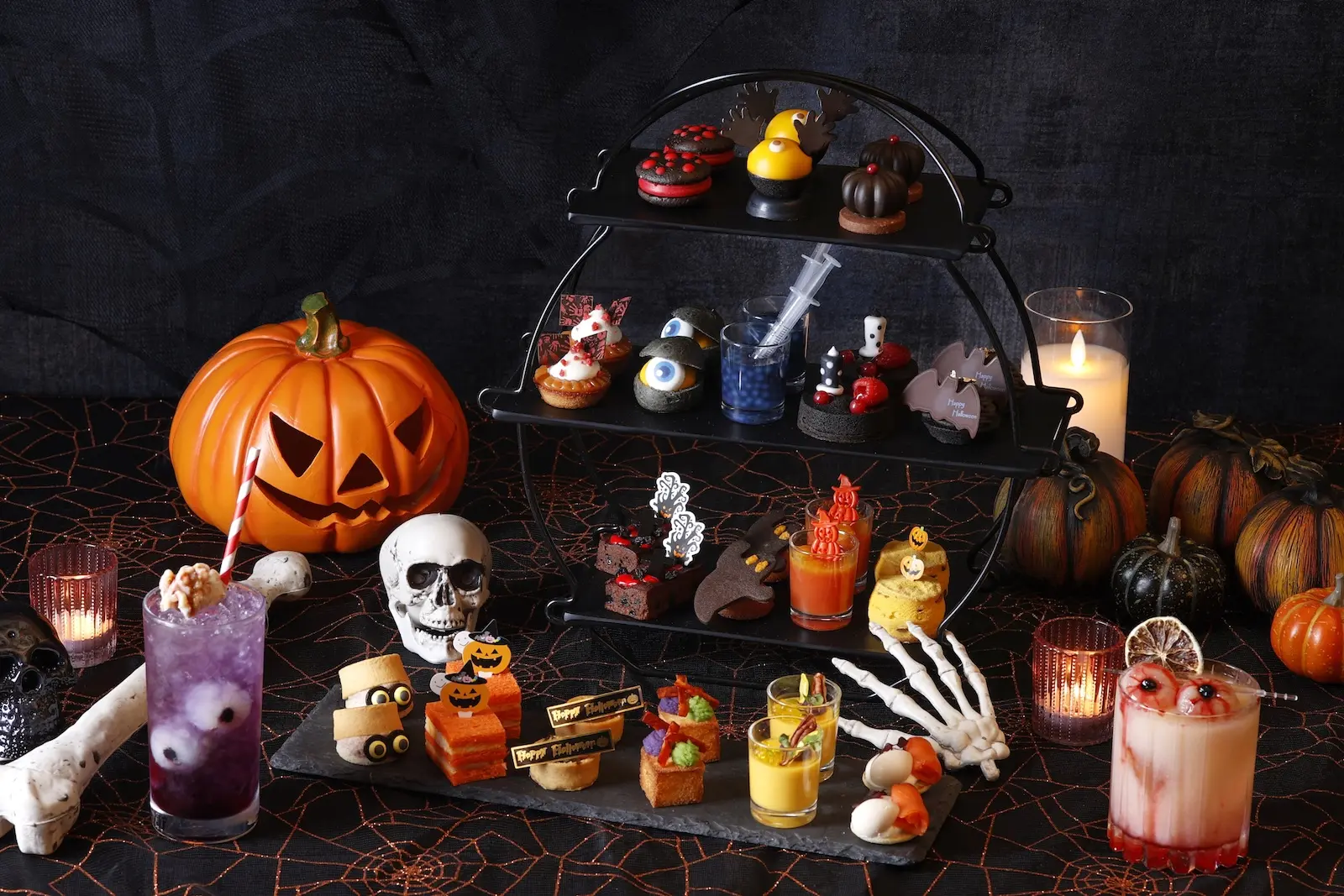 かぼちゃと骸骨の饗宴 初のスイーツブッフェも登場するハロウィン