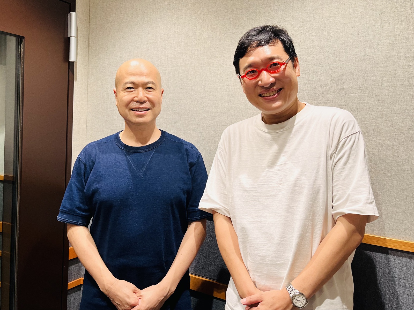 塩沼亮潤大阿闍梨と山里亮太の写真