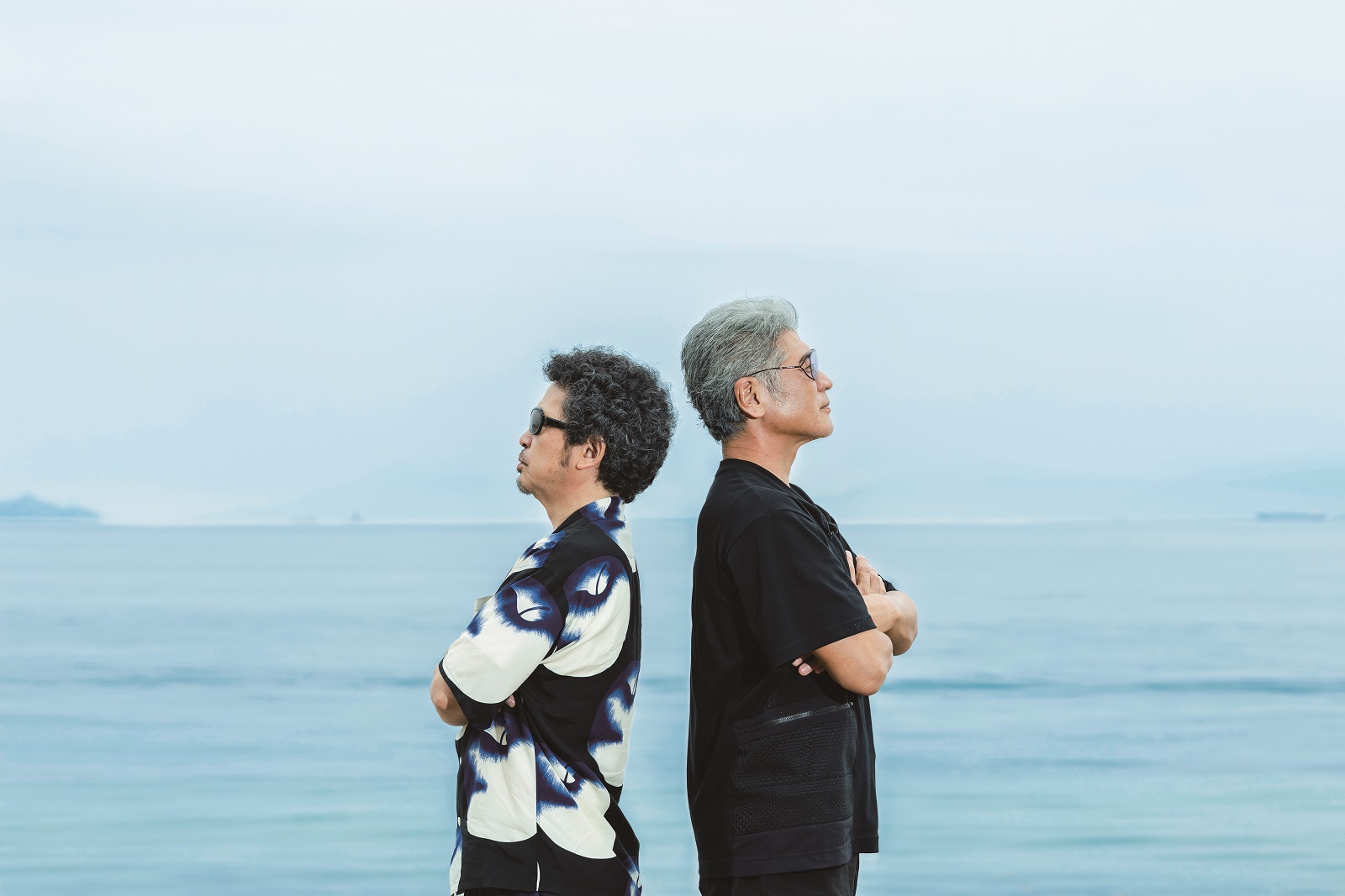 奥田民生、吉川晃司の写真