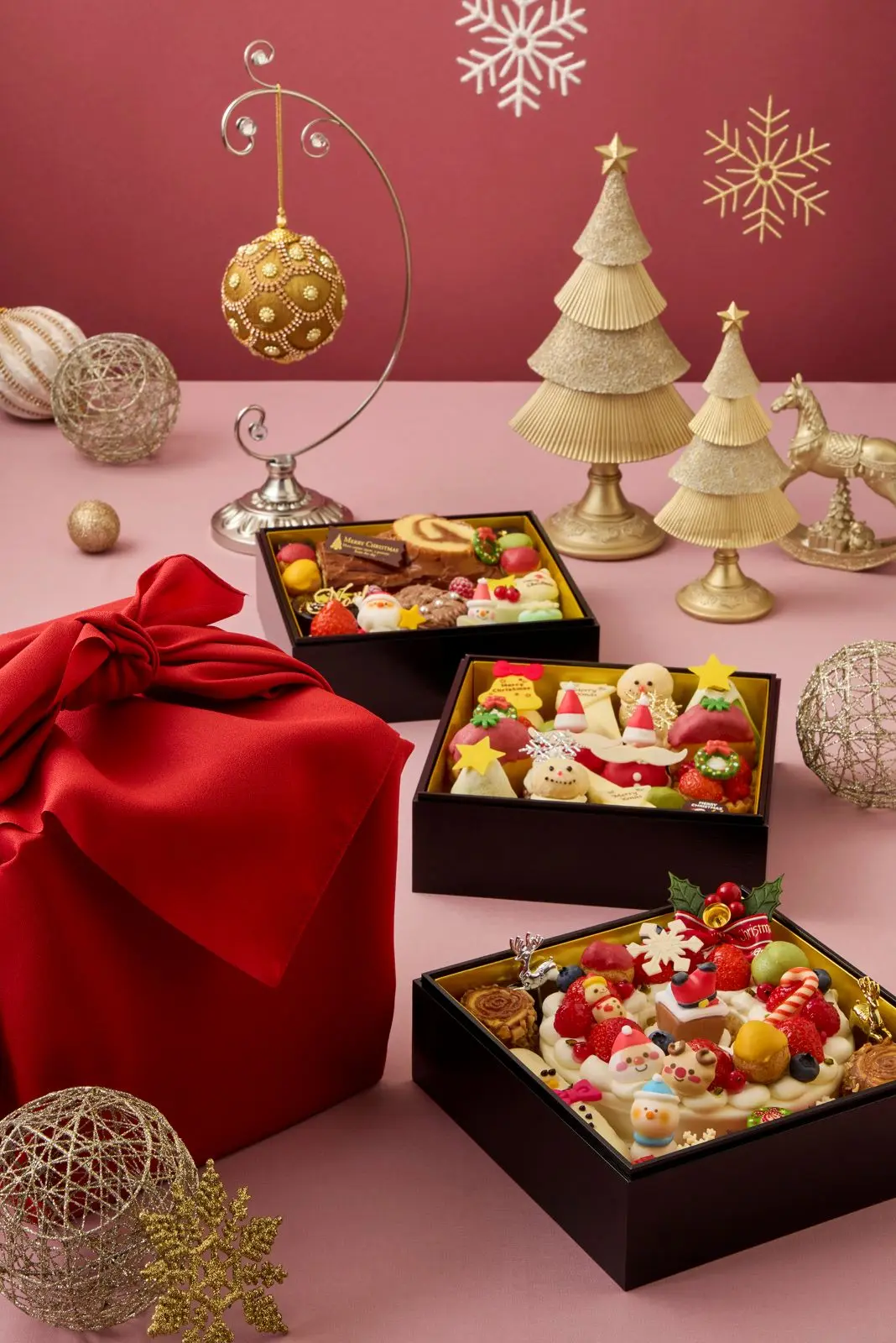 毎年大人気の「おもたせクリスマス」3種類から選べる重箱ケーキが今年