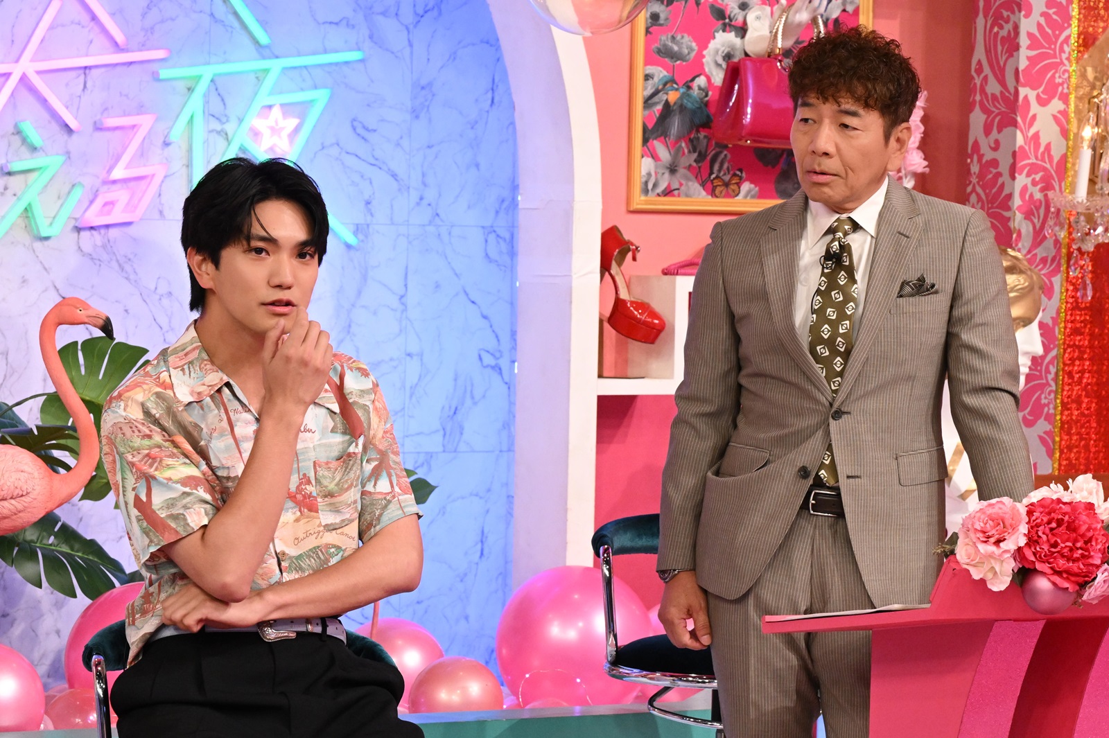 Aぇ! group・正門良規と上田晋也の写真