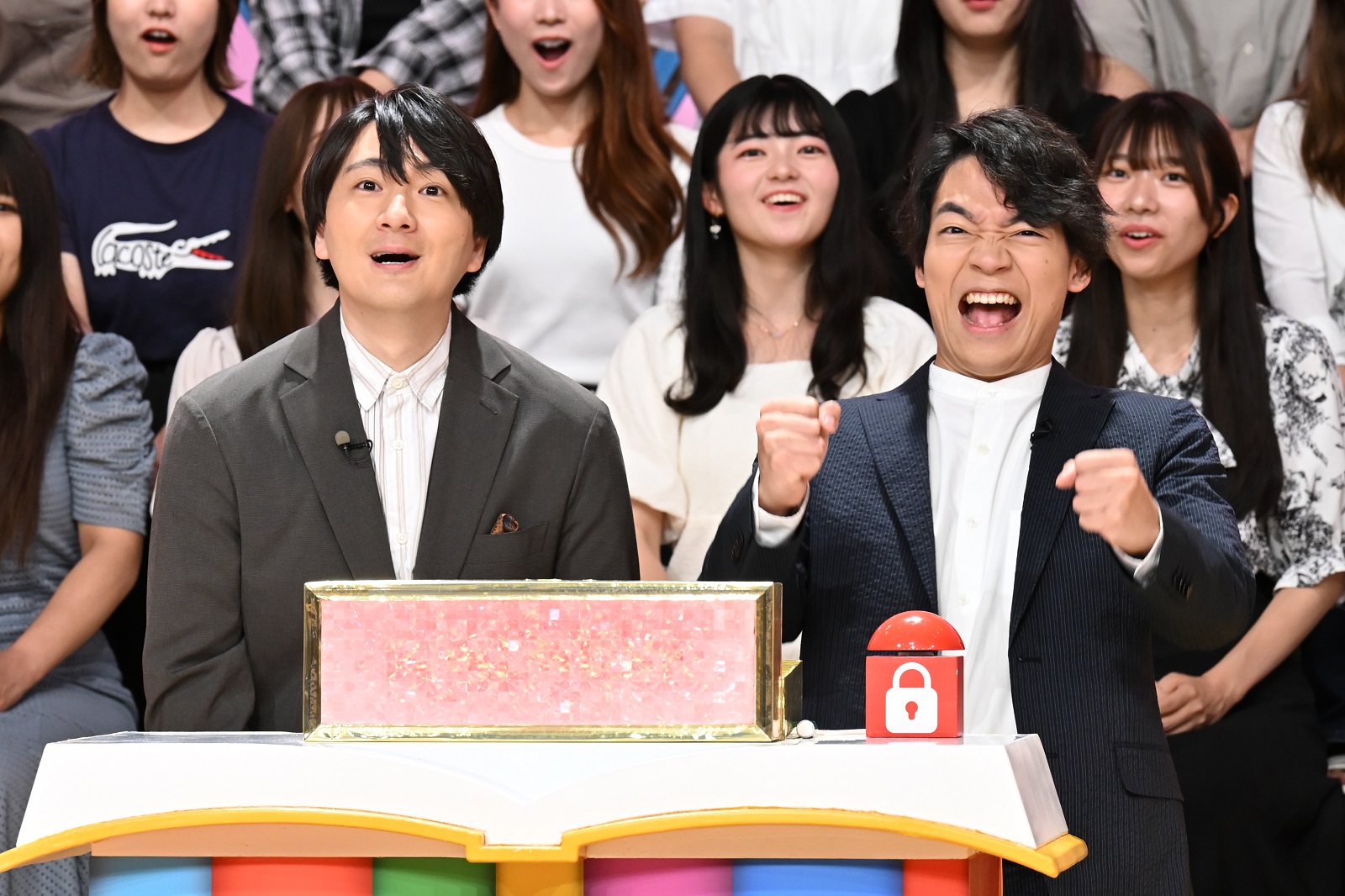 伊沢拓司、田村正資の写真