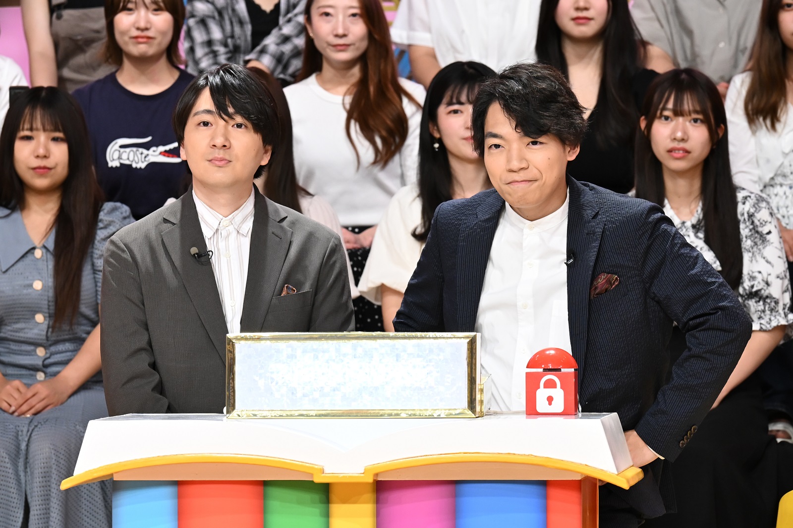 伊沢拓司、田村正資の写真