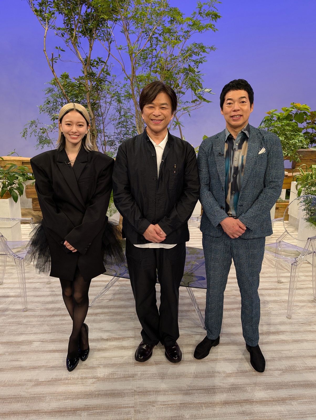 武田真一アナウンサーらの写真