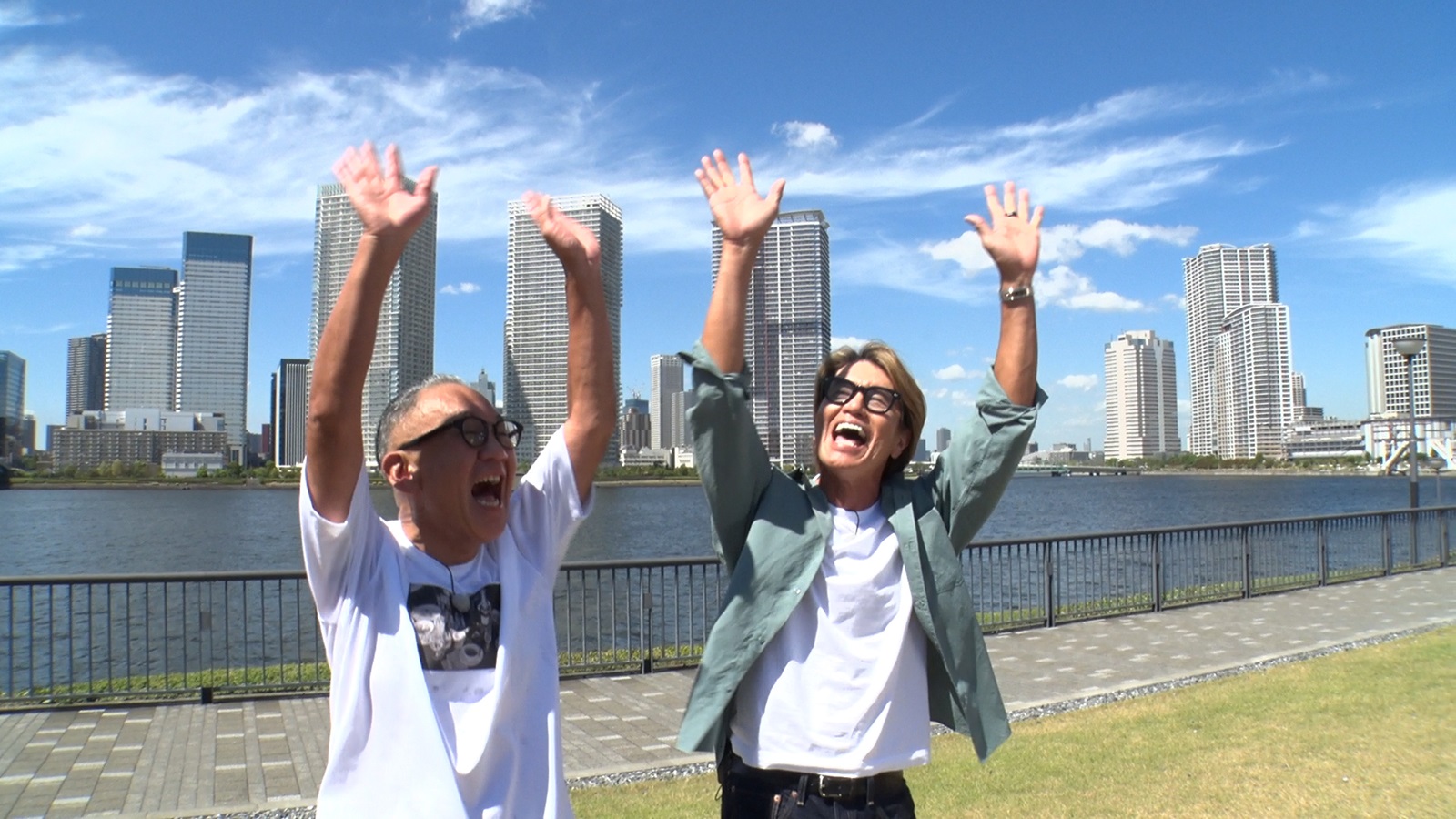 ヒロミと林家正蔵の写真