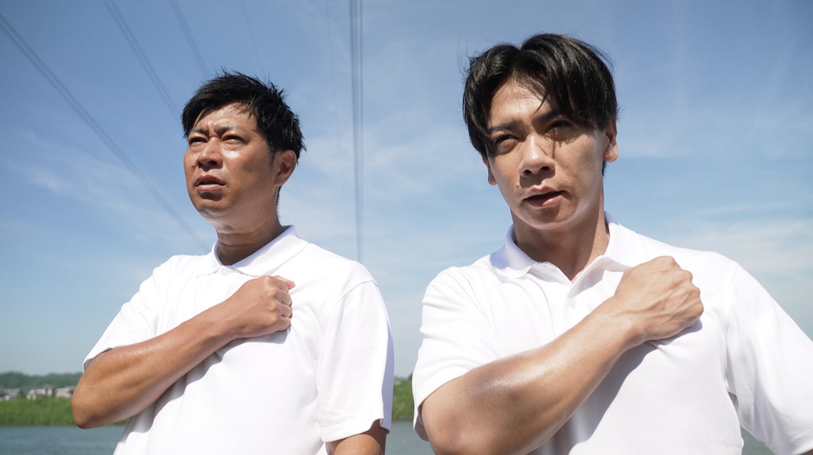 マヂカルラブリー・野田クリスタルとパンサー・尾形貴弘の写真