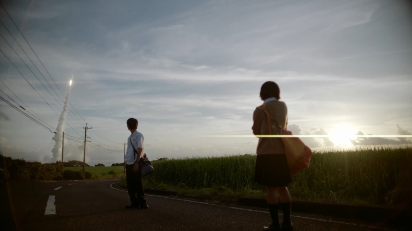 映画『秒速5センチメートル』に出演する青木柚、森七菜