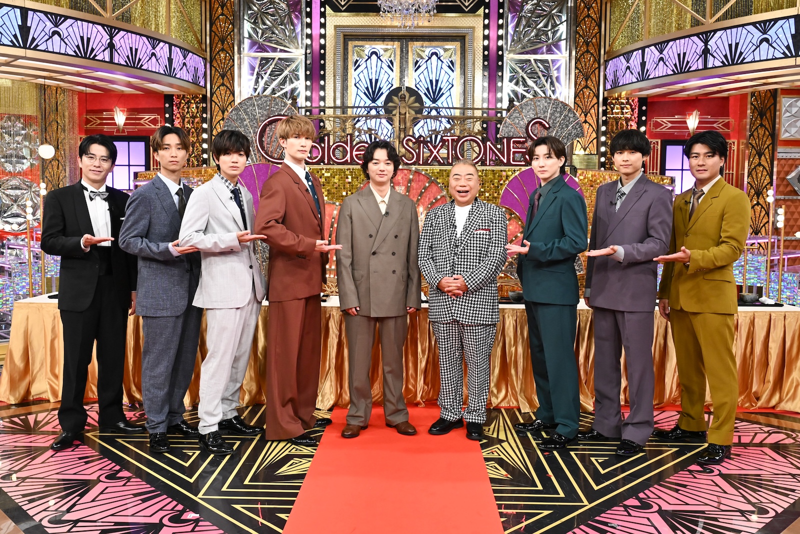 『Golden SixTONES』に出演した出川哲郎、染谷将太、SixTONES、藤森慎吾