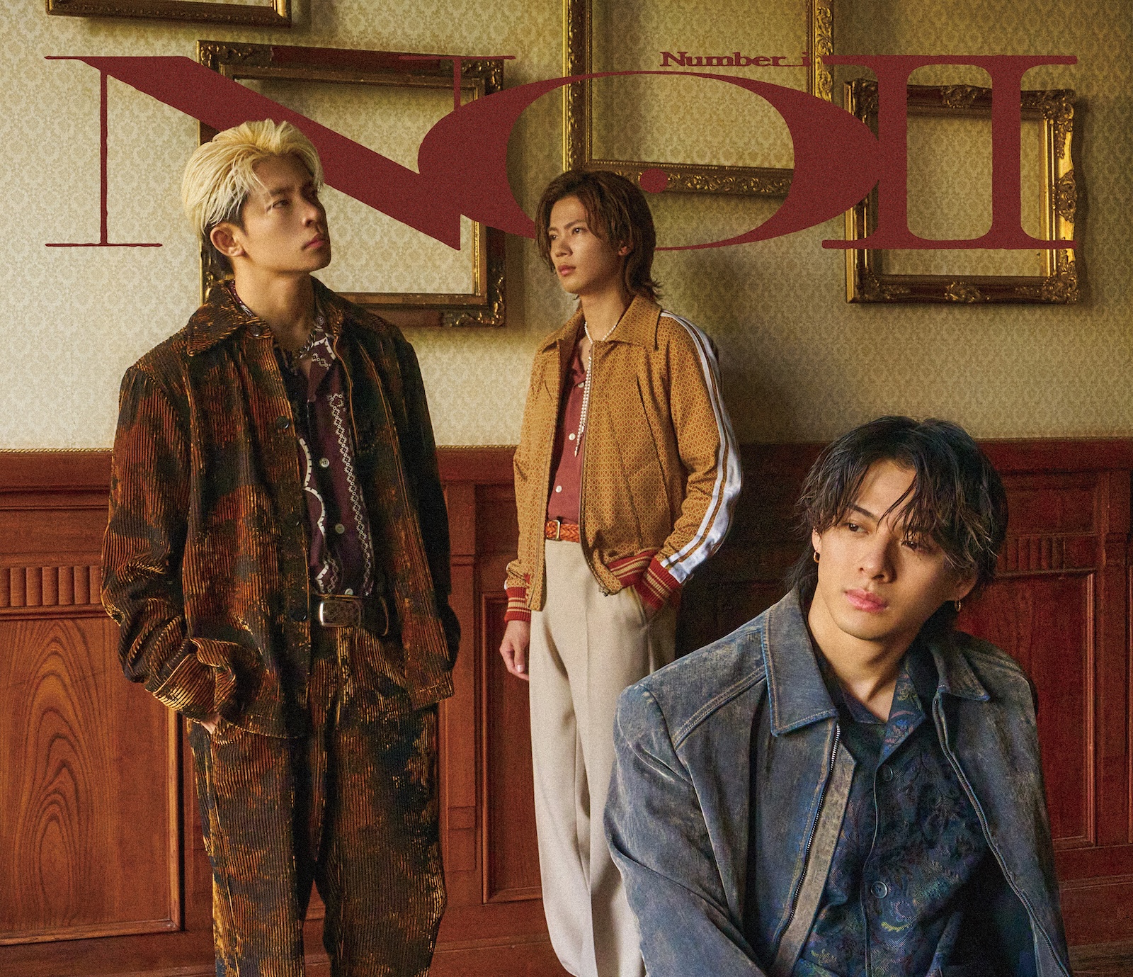 Number_iの2ndフルアルバム『No.Ⅱ』通常盤のジャケット写真