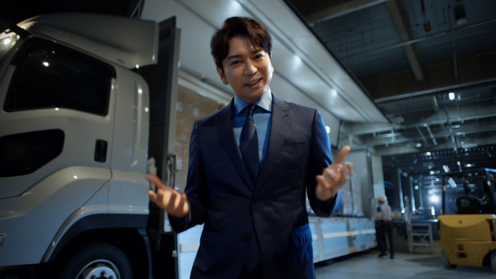 佐川急便の新テレビCMに出演する松本潤