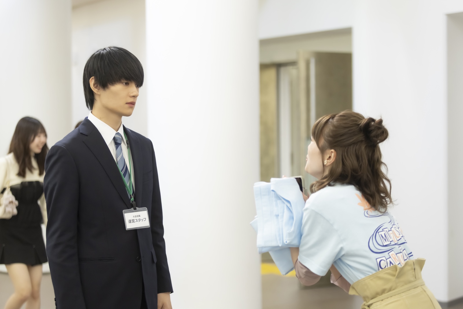 ドラマ『ちはやふる－めぐり－』に出演する佐野勇斗、優希美青