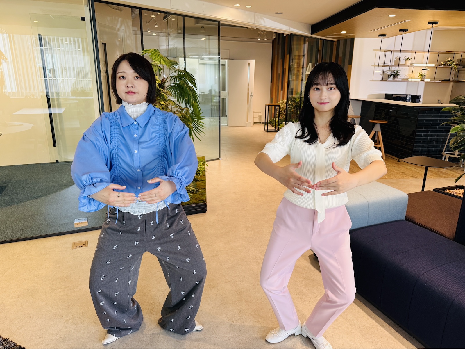 吉住と影山優佳の写真