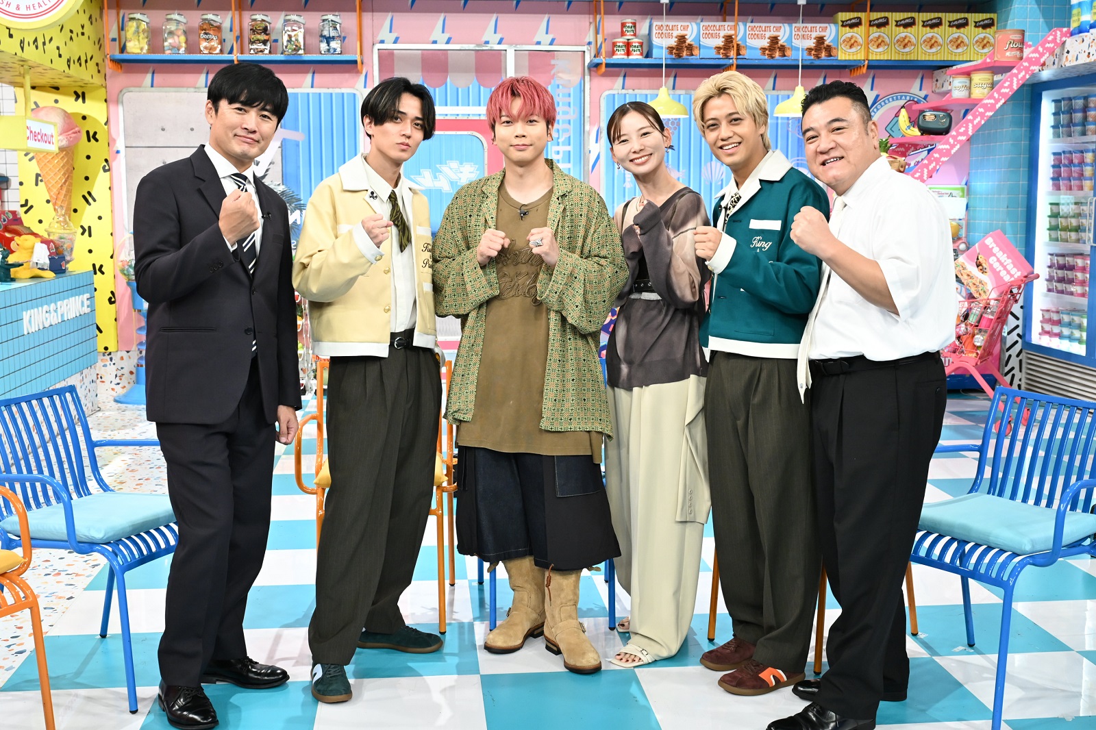 King & Princeの永瀬廉と髙橋海人、Newsの増田貴久らの写真