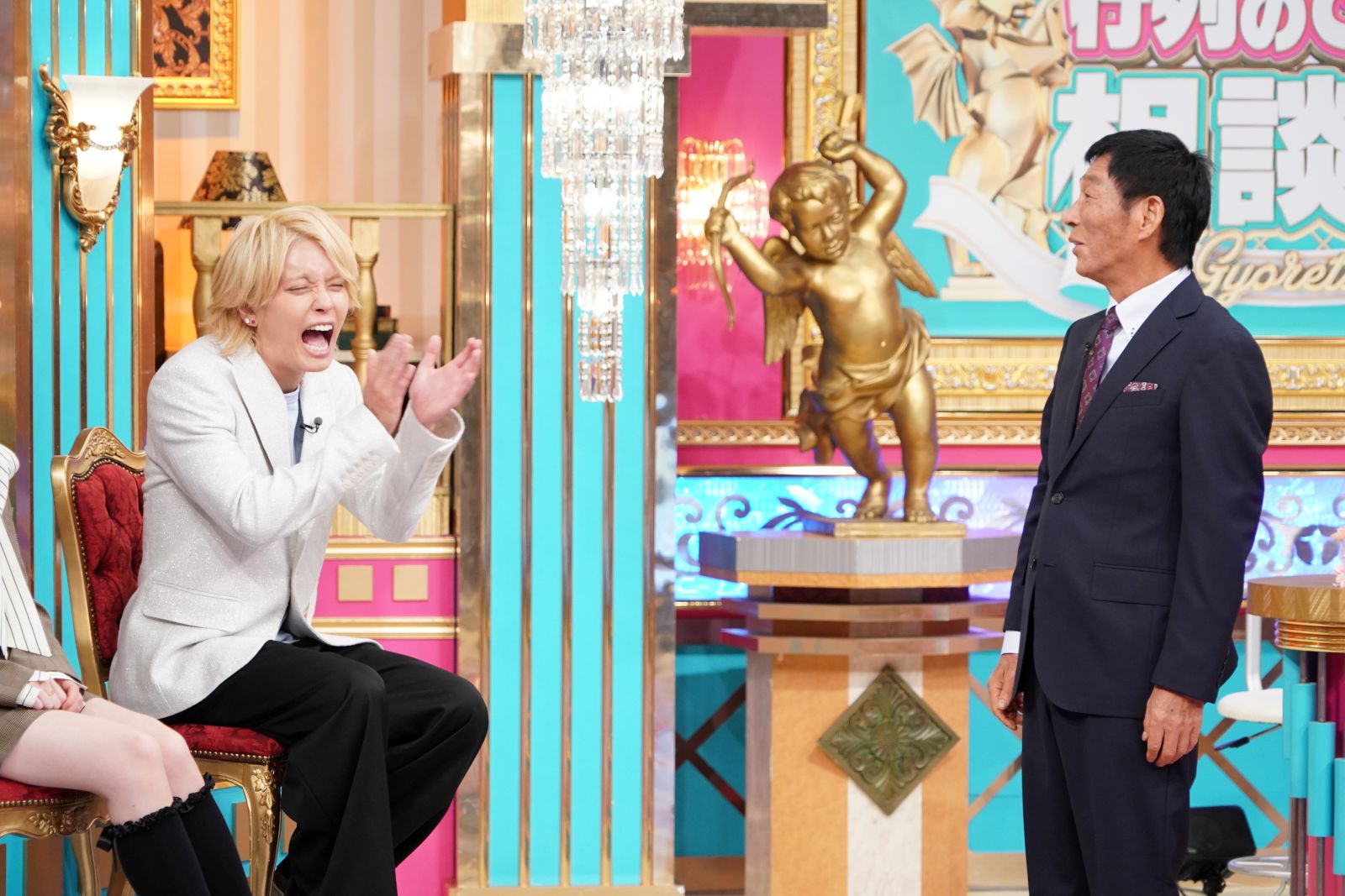手越祐也と明石家さんまの写真