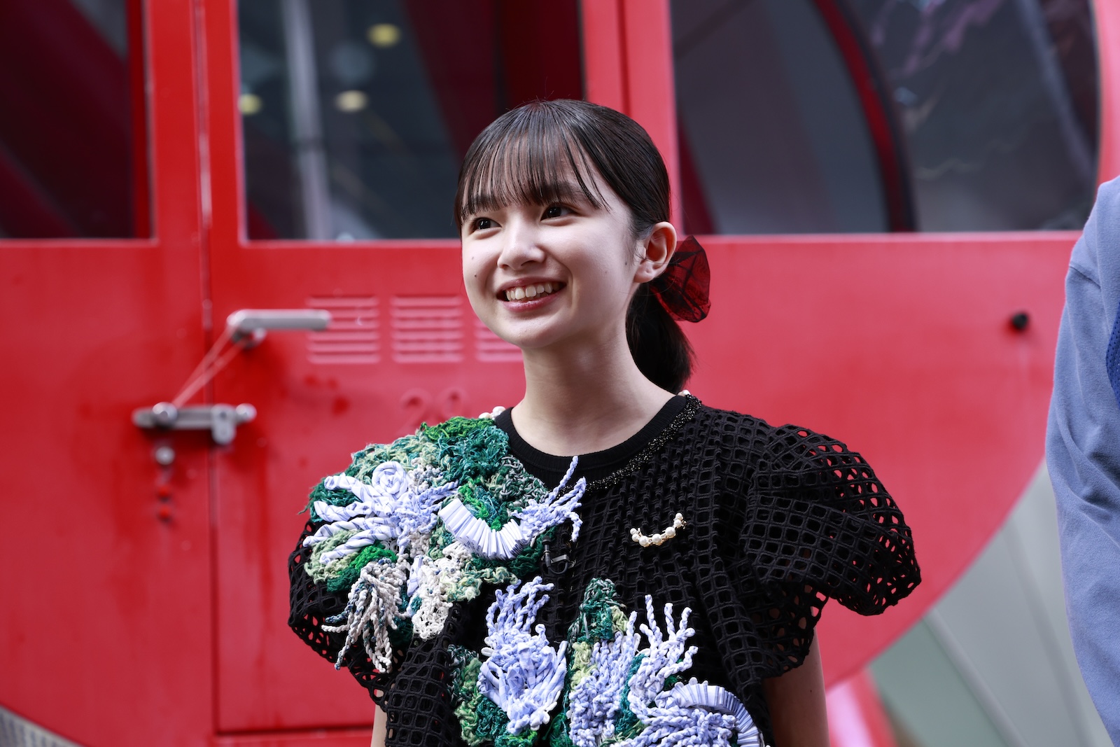 実写映画『秒速5センチメートル』に出演している白山乃愛