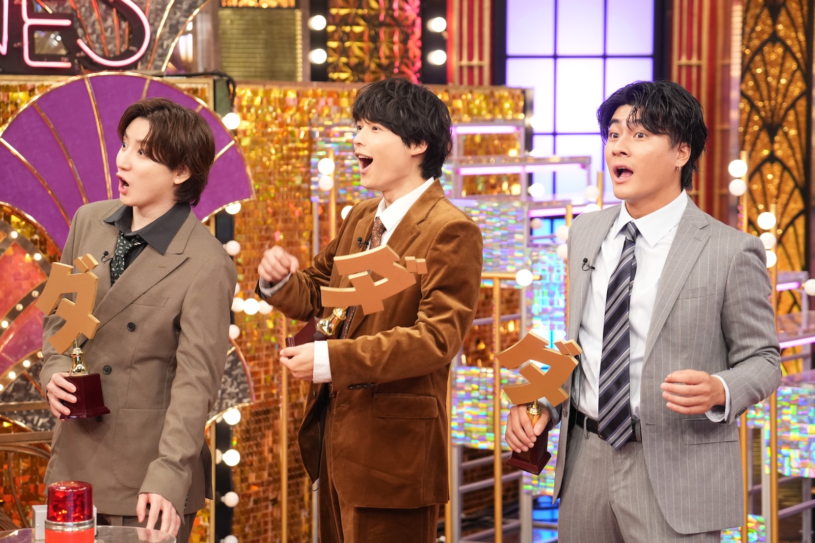 『Golden SixTONES』に出演した京本大我、松村北斗、森本慎太郎