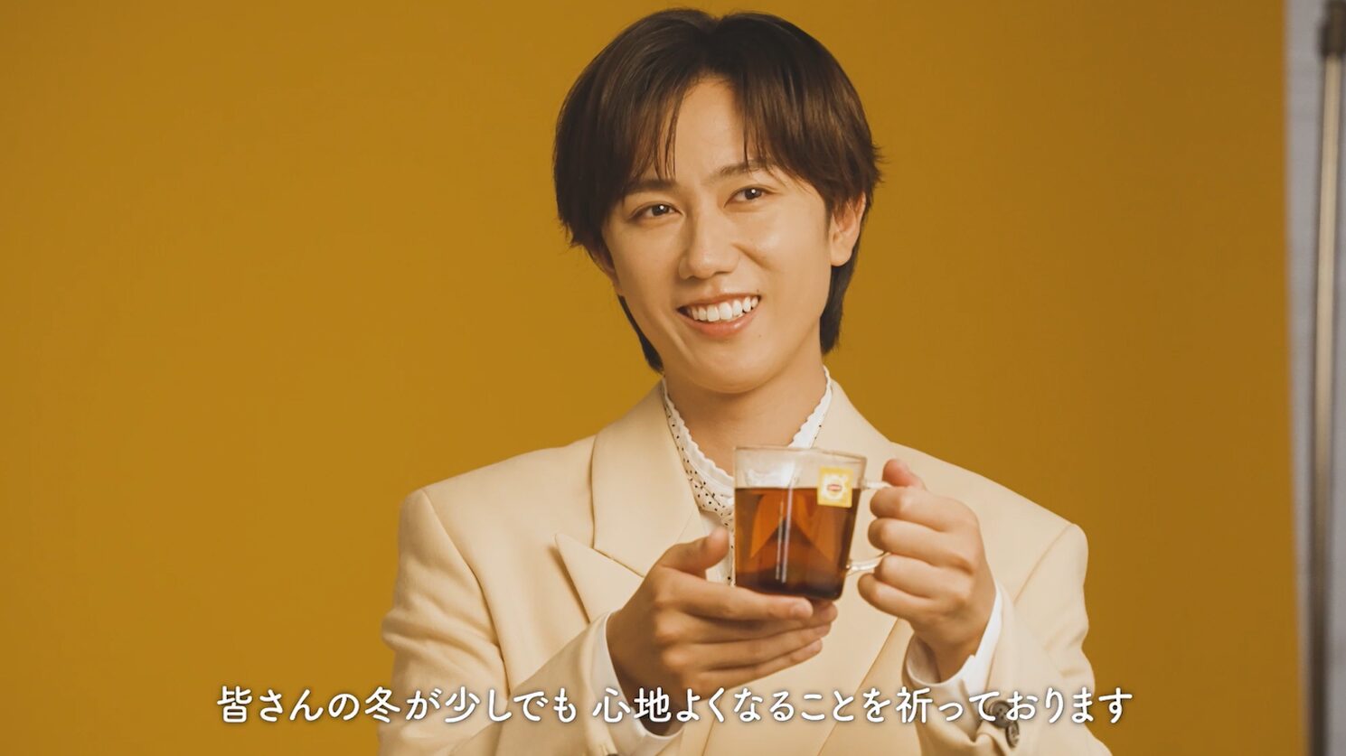 「リプトン気象予報士」に起用されたSnow Manの阿部亮平