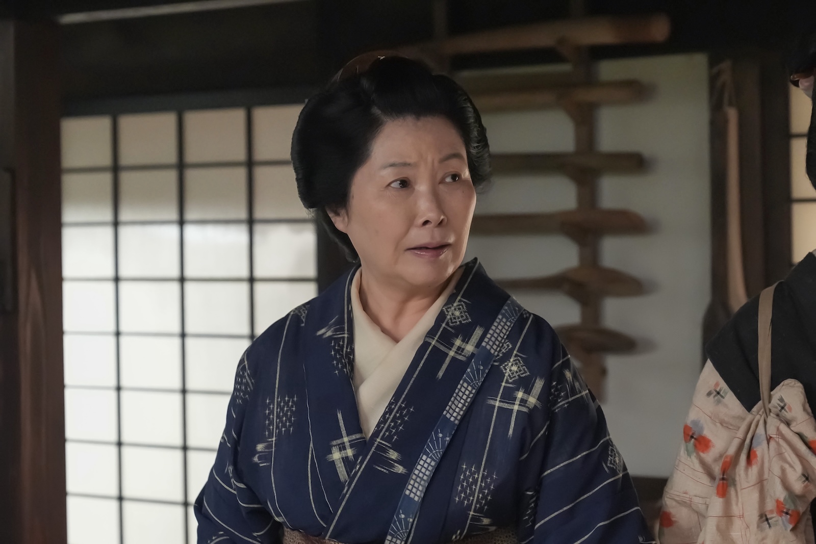 連続テレビ小説『ばけばけ』に出演する池谷のぶえ