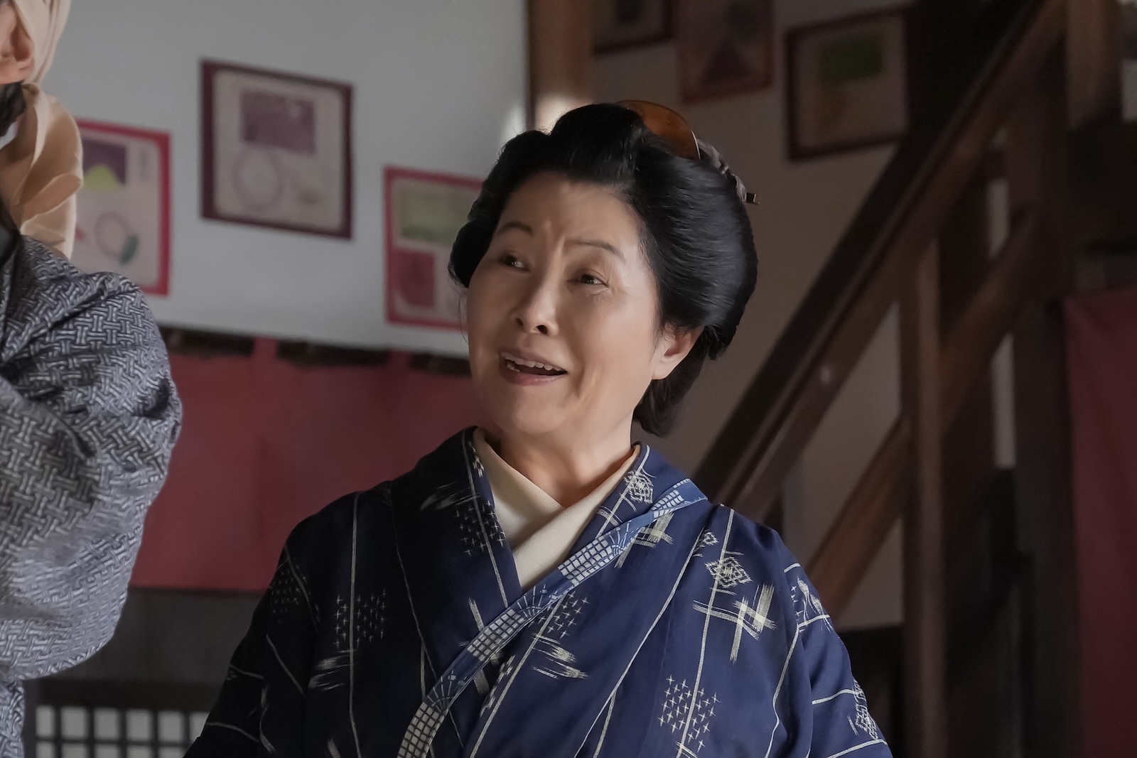 連続テレビ小説『ばけばけ』に出演する池谷のぶえ