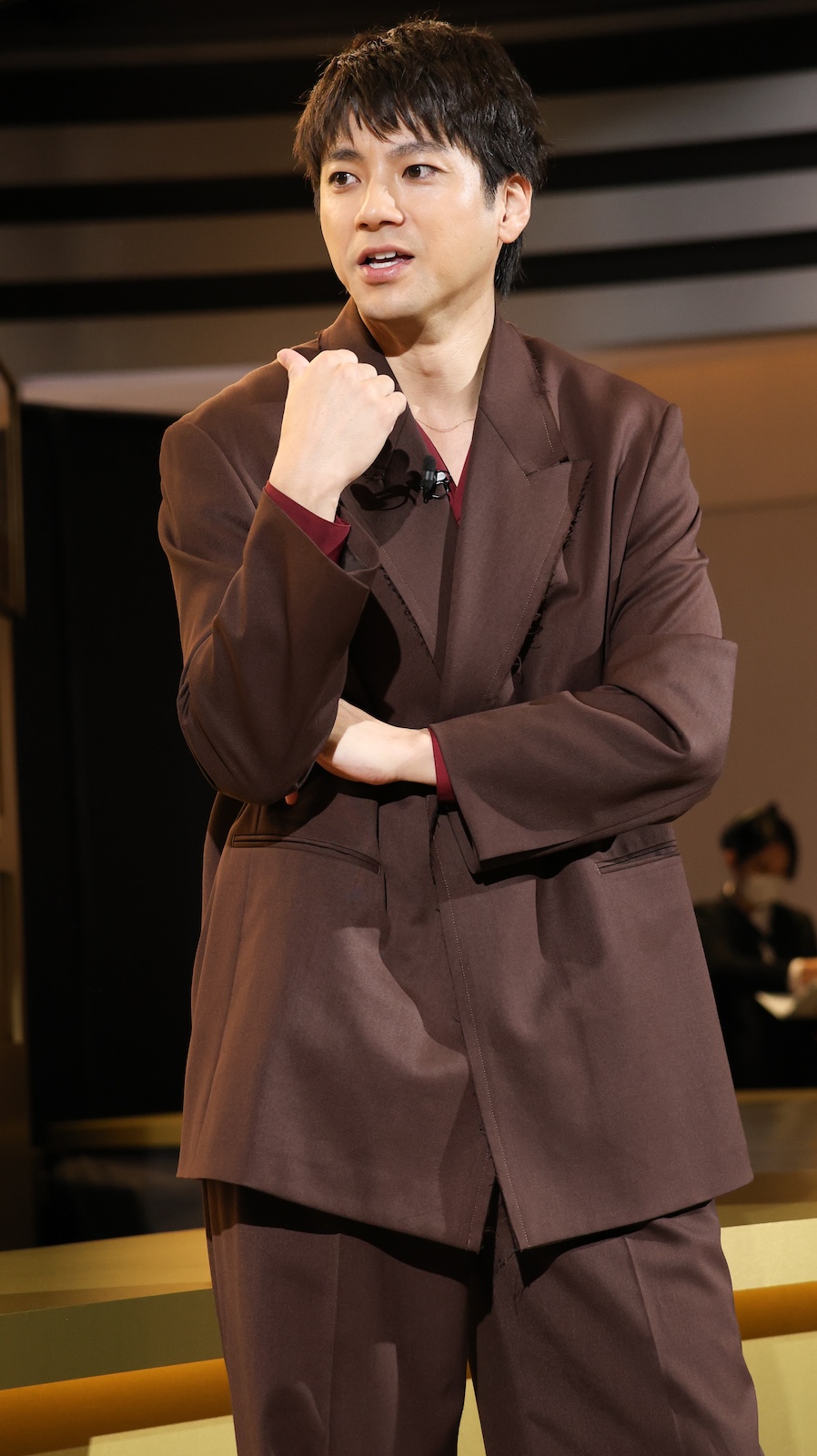 ヱビスビールの新TVCM発表会に登壇した山田裕貴