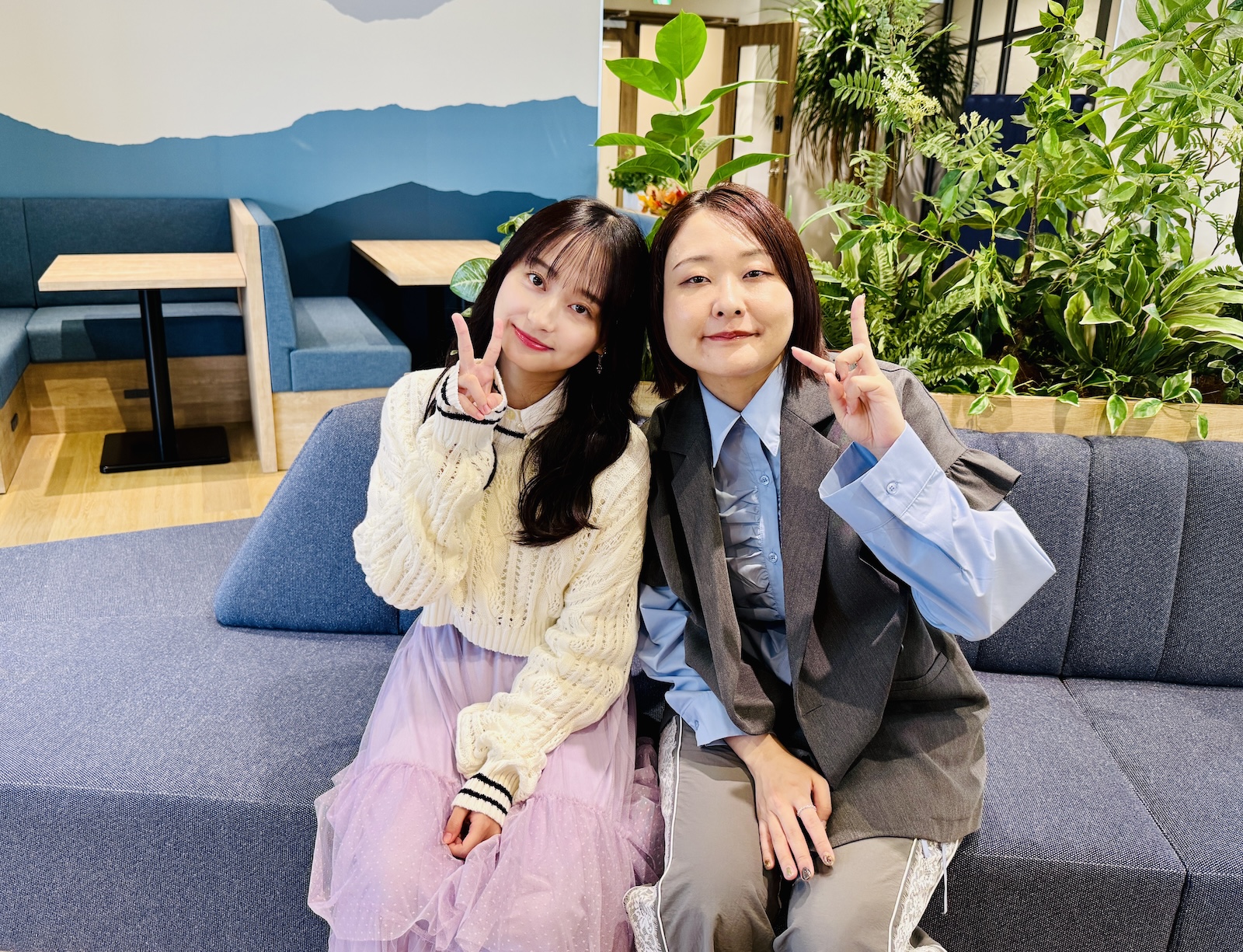 影山優佳と吉住の写真