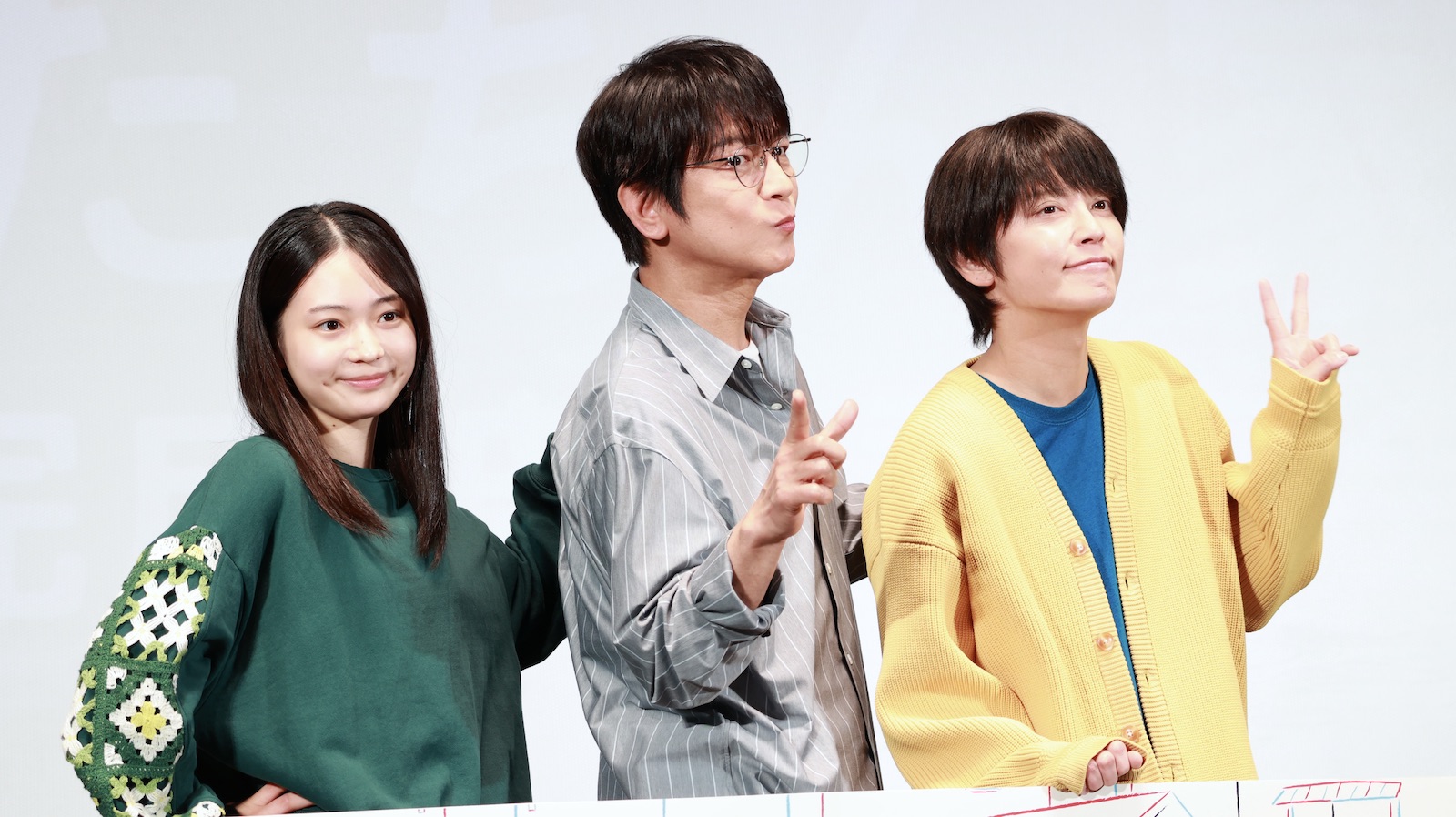 及川光博、手越祐也、白鳥玉希の写真