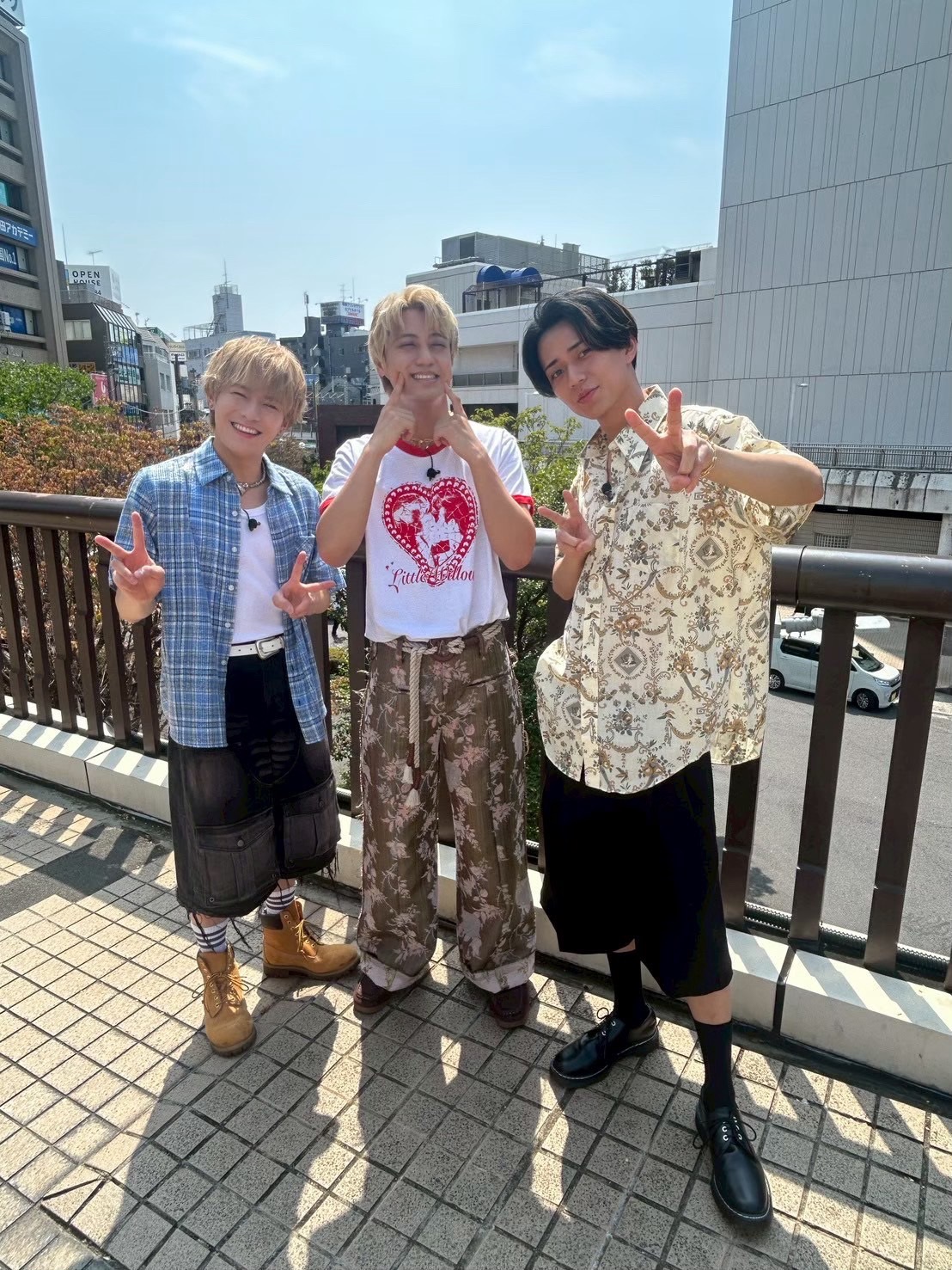 King & Prince永瀬廉と髙橋海人、Travis Japan松倉海斗の写真