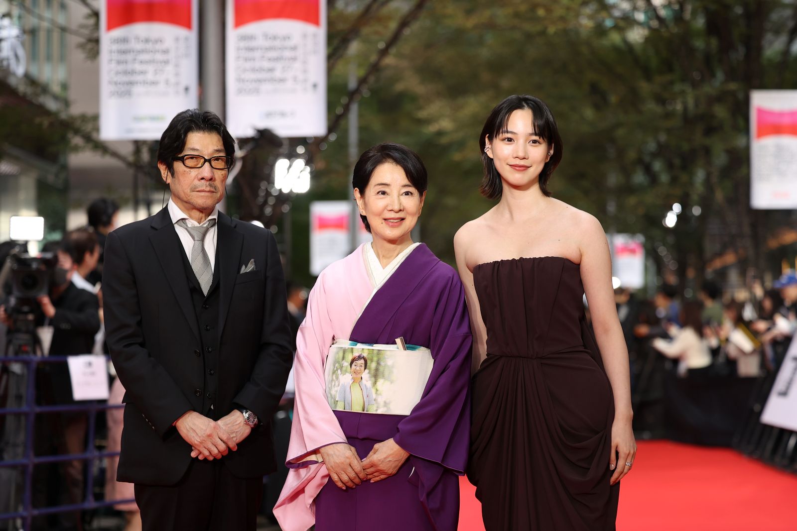 阪本順治監督、吉永小百合、のんの写真