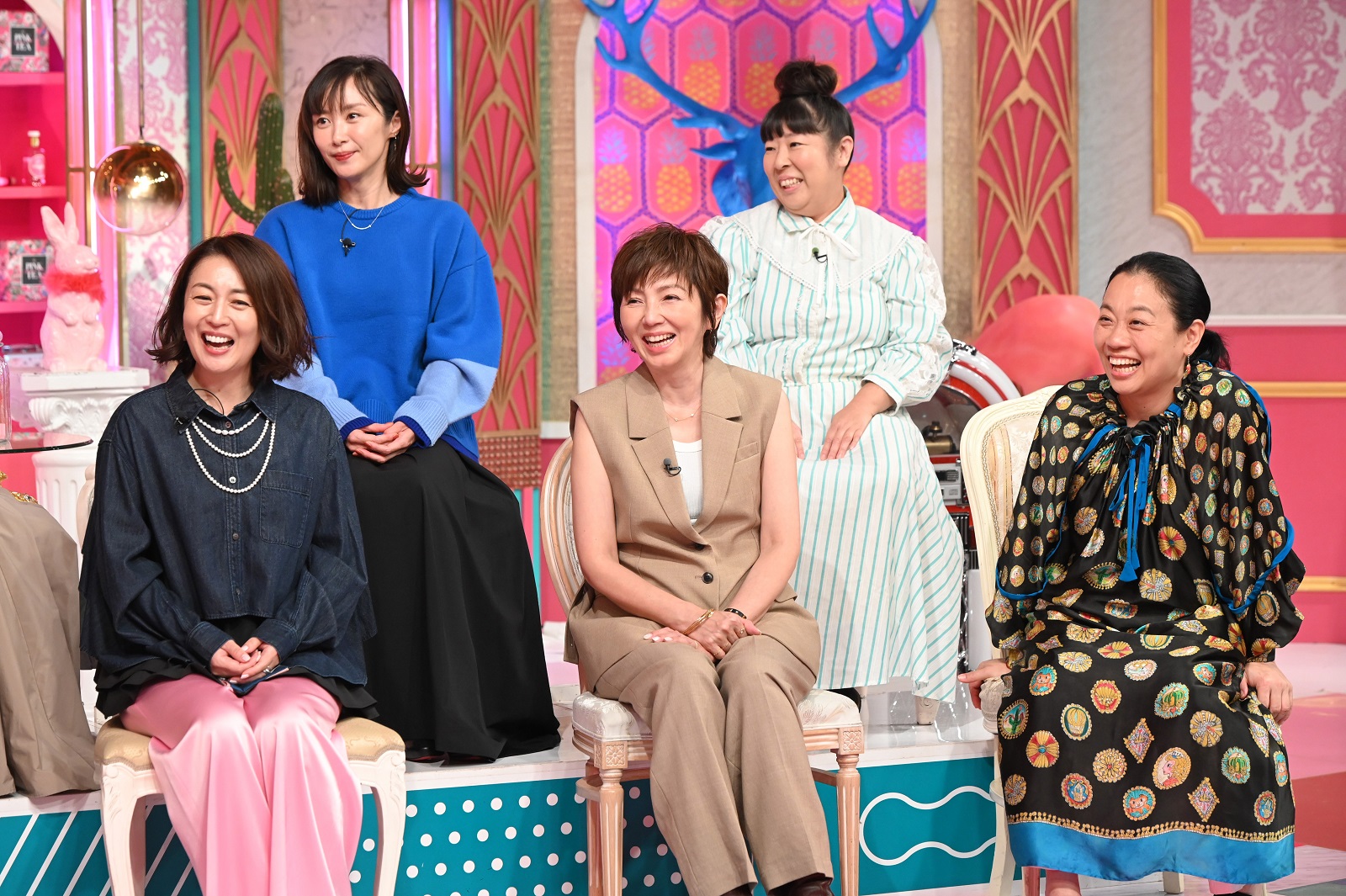 いとうあさこ、渡辺満里奈らの写真