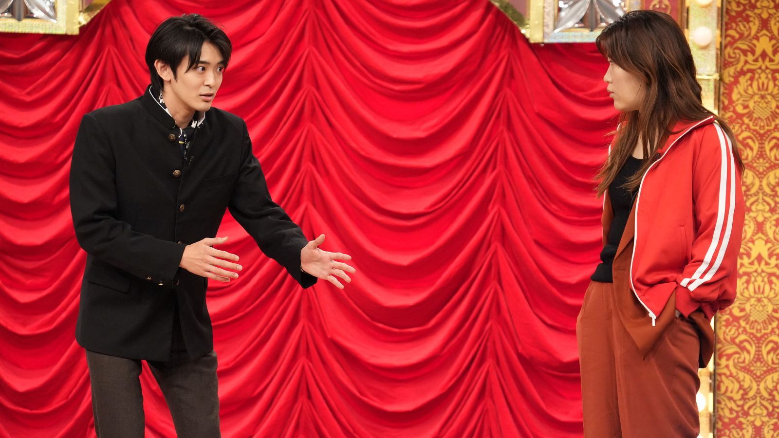 富田黎とヒコロヒーの写真